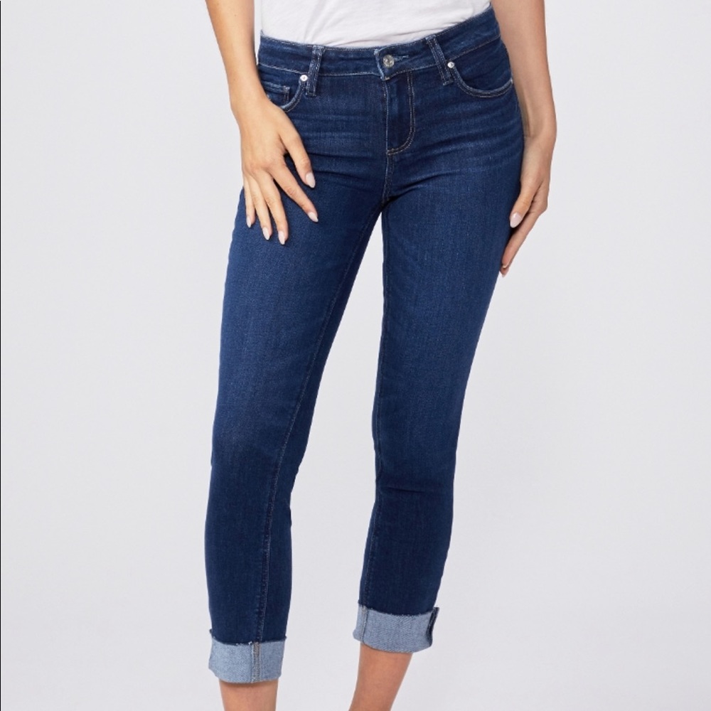 Paige Skyline Crop Jeans. 27